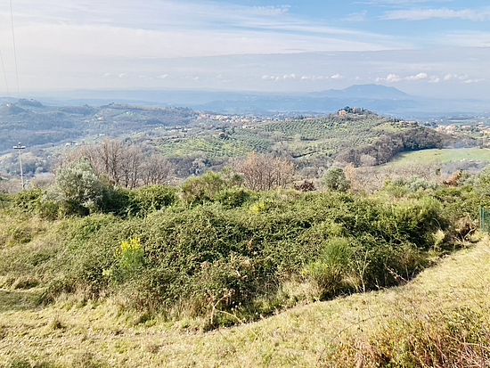 View from villa to the valley of Farfa